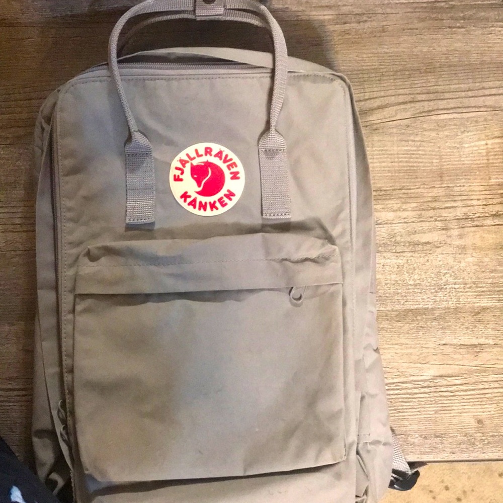 Grey 17” Kanken Backpack